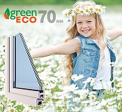 Окна пластиковые Green Eco 70