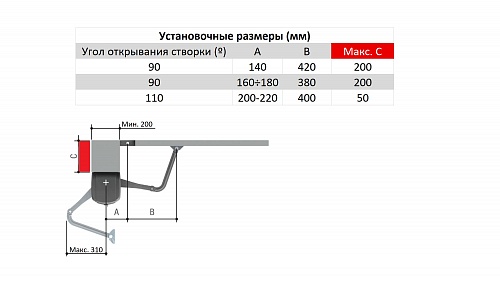 Комплект автоматики для двухстворчатых распашных ворот на основе приводов FA70230CB+FA70230.  �3