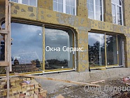 Подемно сдвижные конструкции из профиля Алюмил Греция. фурнитура GU. Стеклопакет с 8 мм и 6 мм стеклами закаленнымм энергосберегающие. ул. Магараченская.